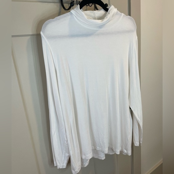 Draped Rayon Blend Turtleneck - Picture 3 of 6